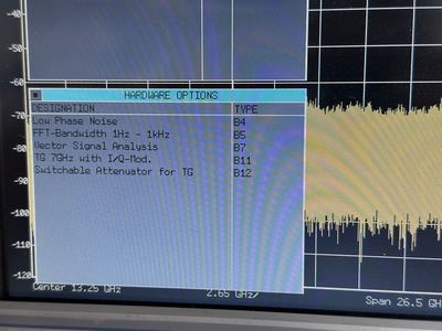 Rohde & Schwarz FSIQ26 mit Tracking Generator – Bild 5