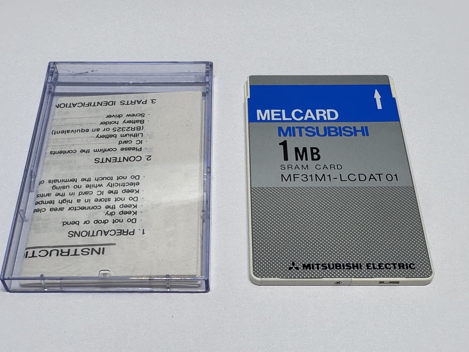 MITSUBISHI 1MB S-Ram Card